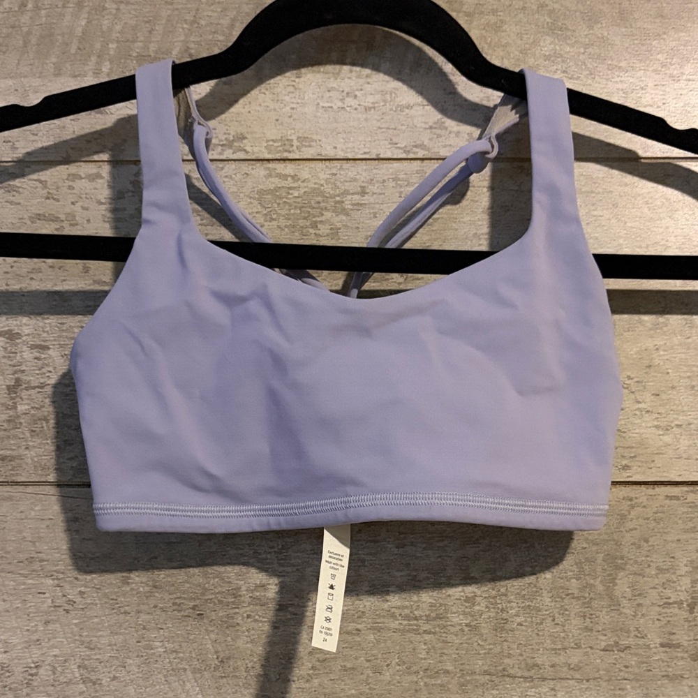 Lululemon Athletica Lavender Sports Bra